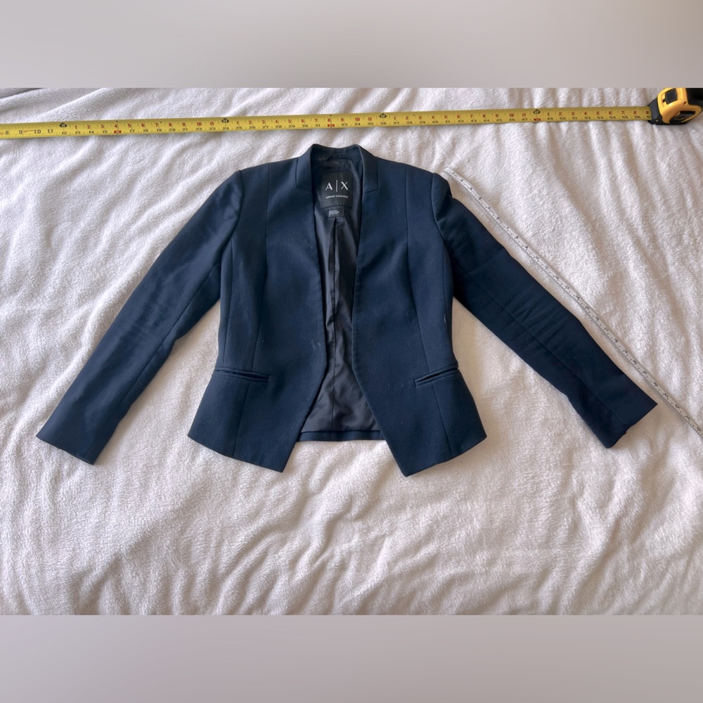 Navy Armani exchange navy blazer